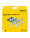 DeLOCK PCIe x4> 2xext SuperS. USB 10Gbps (USB 3.1 Gen 2) USB Type-C feMałe - nr 5