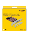 DeLOCK PCIe x4> 1x USB-C / 2xUSB-A / 1xUSB3.0 - nr 12