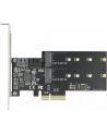 DeLOCK PCIe 3P SATA + M.2 KeyB x4 LP 90499 - nr 12
