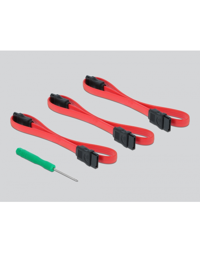 DeLOCK PCIe 3P SATA + M.2 KeyB x4 LP 90499 główny