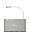 goobay 62113 interface hub USB 3.2 Gen 1 (3.1 Gen 1) Type-C 5000 Mbit/s Silver, Card reader - nr 12