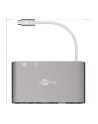 goobay 62113 interface hub USB 3.2 Gen 1 (3.1 Gen 1) Type-C 5000 Mbit/s Silver, Card reader - nr 1