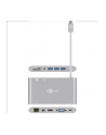 goobay 62113 interface hub USB 3.2 Gen 1 (3.1 Gen 1) Type-C 5000 Mbit/s Silver, Card reader - nr 2