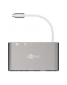 goobay 62113 interface hub USB 3.2 Gen 1 (3.1 Gen 1) Type-C 5000 Mbit/s Silver, Card reader - nr 8