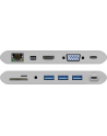 goobay 62113 interface hub USB 3.2 Gen 1 (3.1 Gen 1) Type-C 5000 Mbit/s Silver, Card reader - nr 9