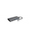 ICY BOX IB-DK4050-CPD USB 3.2 Gen 1 (3.1 Gen 1) Type-C 5000 Mbit/s Anthracite, Docking station - nr 13