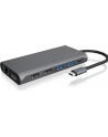 ICY BOX IB-DK4050-CPD USB 3.2 Gen 1 (3.1 Gen 1) Type-C 5000 Mbit/s Anthracite, Docking station - nr 18