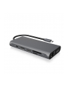 ICY BOX IB-DK4050-CPD USB 3.2 Gen 1 (3.1 Gen 1) Type-C 5000 Mbit/s Anthracite, Docking station - nr 2