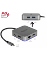 DeLOCK USB-C docking station 4K w. LED - HDMI / Hub / PD 3.0 - nr 13