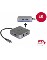 DeLOCK USB-C docking station 4K w. LED - HDMI / Hub / PD 3.0 - nr 4