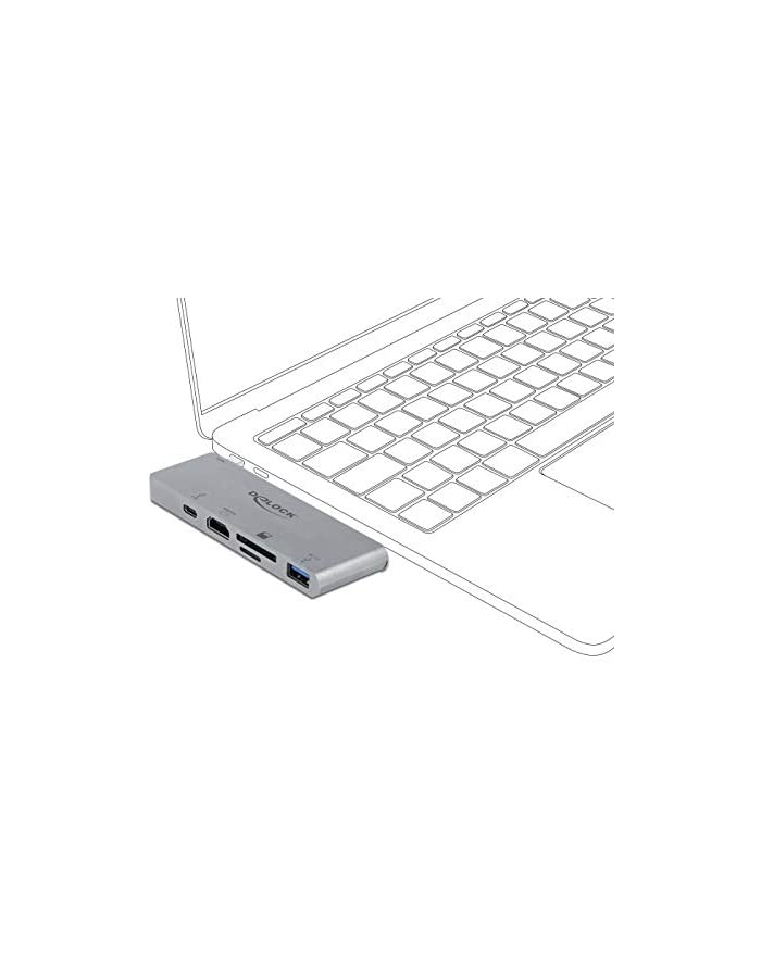 DeLOCK docking station f. MacB m. USB-C St główny