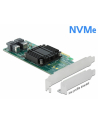 DeLOCK PCIe x8 card> 2x SFF-8643 NVMe LP - nr 5
