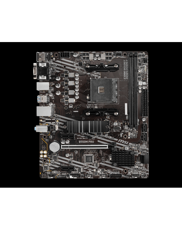 MSI B550M PRO  - Socket AM4 - Mainboard główny