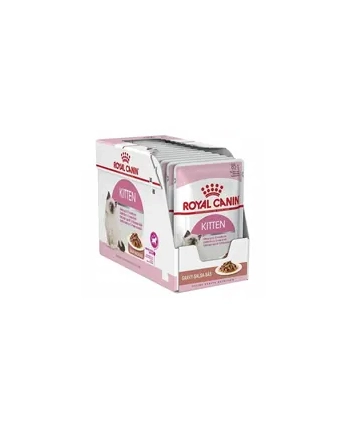 Royal Canin Cat Kitten Food Jelly Pouch 12 x 85g