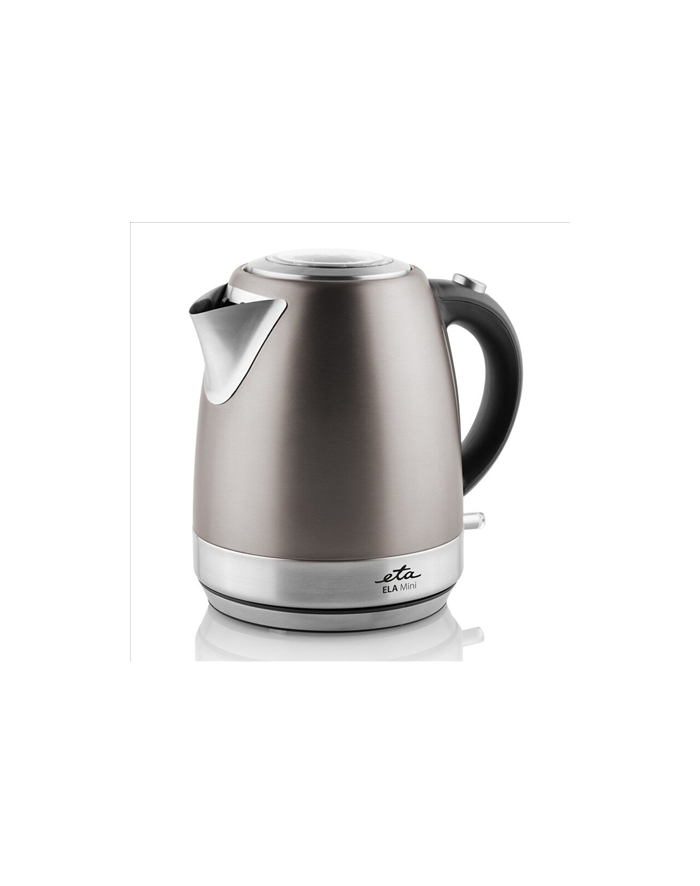 ETA Kettle Ela mini ETA859990040 Electric, 2100 W, 1.2 L, Stainless steel, Grey, 360° rotational base główny