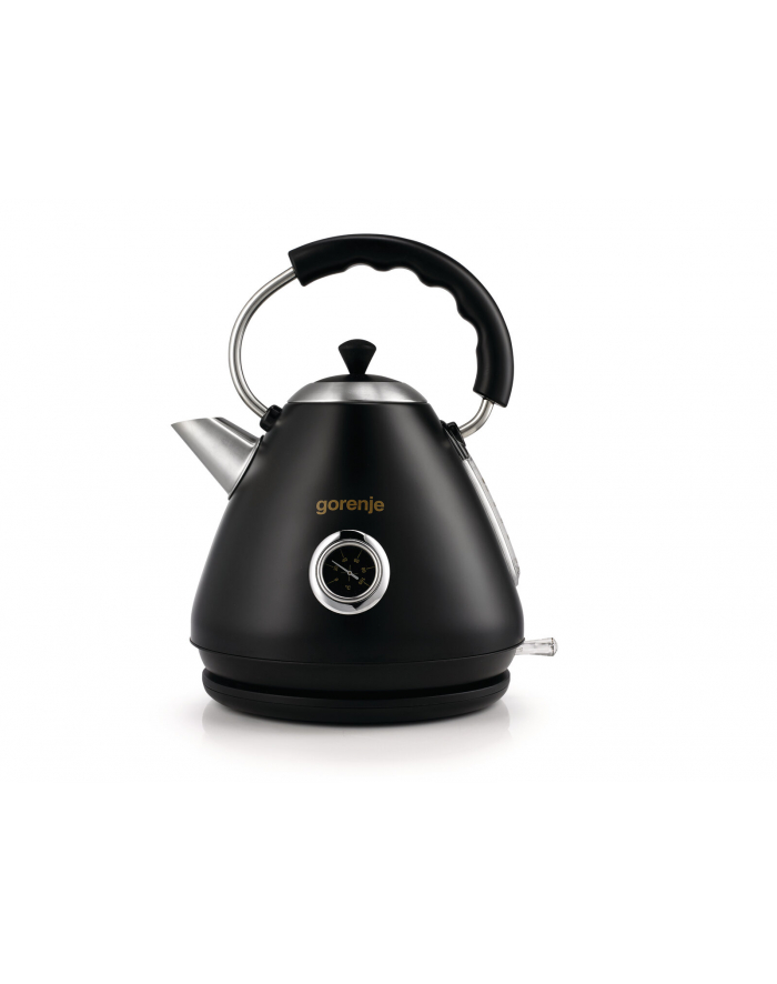 Gorenje Kettle K17CLBK Electric, 2200 W, 1.7 L, Plastic and metal, Black, 360° rotational base główny