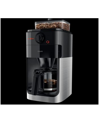 Philips Coffee maker Grind ' Brew HD7767/00 Drip, 1000 W, Black/Metal