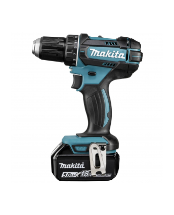 Makita Cordless drill, 18 V, 2x 5,0 Ah Li-ion, 62/36 Nm, 1,7kg, LED