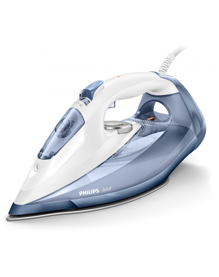 Philips Iron Azur GC4902/20 Steam Iron, 2800 W, Water tank capacity 300 ml, Continuous steam 50 g/min, Steam boost performance 220 g/min, White/Blue główny