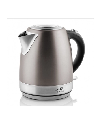 ETA Kettle Ela mini ETA859990040 Electric, 2100 W, 1.2 L, Stainless steel, Grey, 360° rotational base