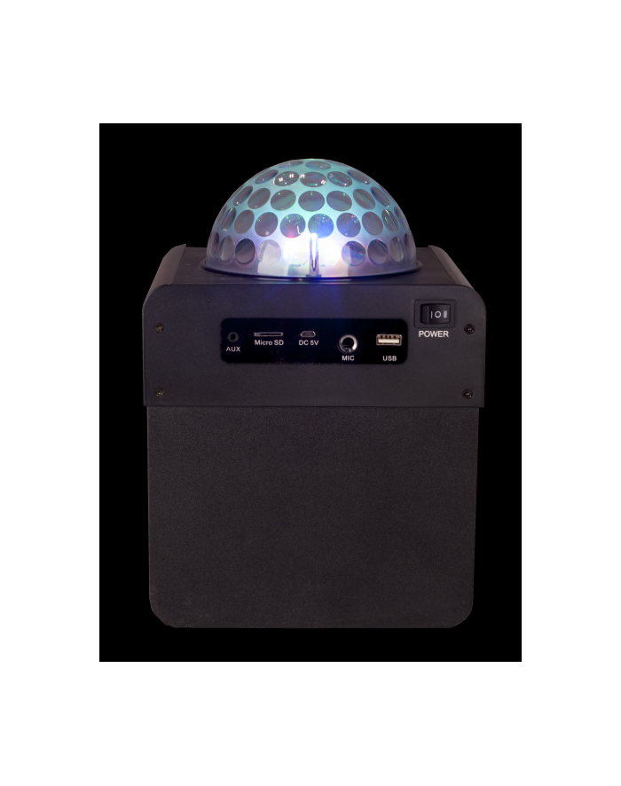 N-Gear Portable Bluetooth and Disco Karaoke Speaker The Disco Block 410 50 W, Portable, Wireless connection, Black, Bluetooth główny