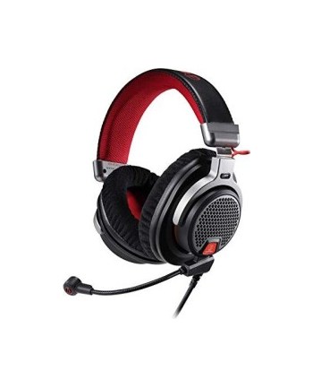 Audio Technica ATH-PDG1a 3.5mm (1/8 inch), Over-ear, Microphone, Black/Red