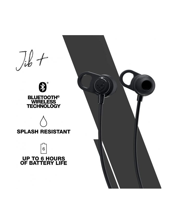 Skullcandy JIB+WIRELESS Earphones, Black/Black główny