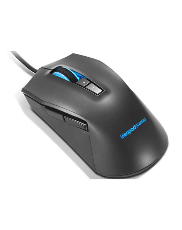 Lenovo IdeaPad Gaming M100 RGB Gaming Mouse, Black, Ergonomic shape; 2 zone RGB; 7-colour circulating backlight; 1000 rps report rate, Wired via USB 2.0 główny