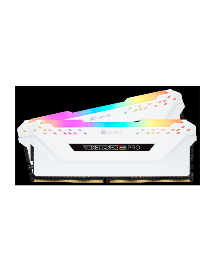 corsair Pamięć DDR4 Vengeance RGB 16GB/3200(2*8GB) biała CL16 główny