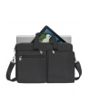 Torba do notebooka 17,3'' RivaCase Tiergarten czarna, z materiału wodoodpornego - nr 4