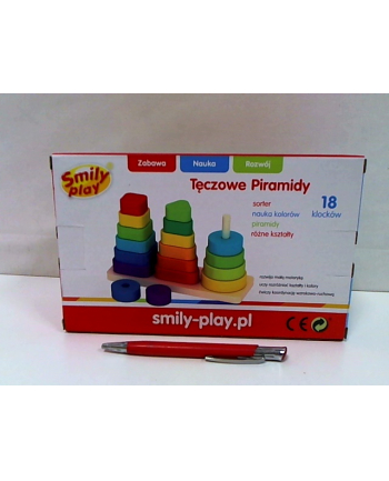anek - smily play Tęczowe piramidy SmilyPlay AC7319 34623