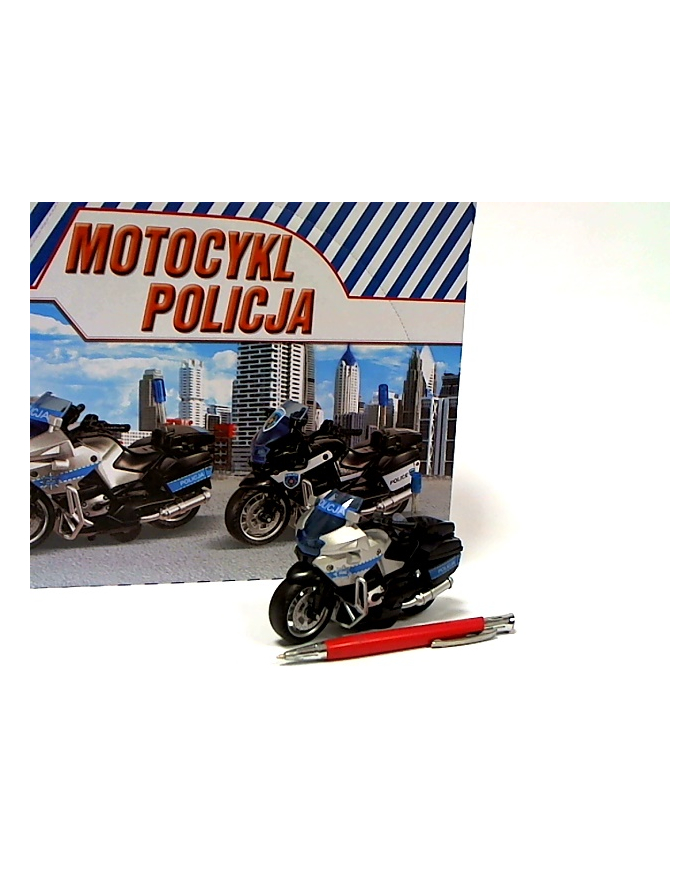 Motocykl Policja 13cm św/dźw napęd HKG104 31409 główny