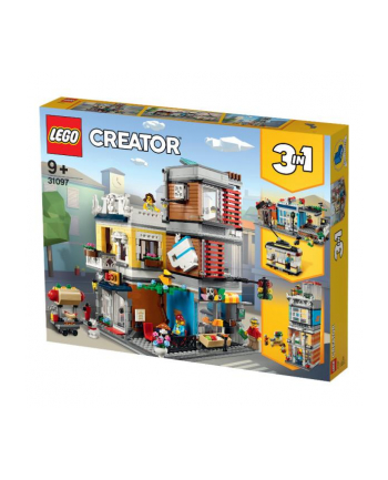 LEGO 31097 CREATOR Sklep zoologiczny i kawiarenka p4