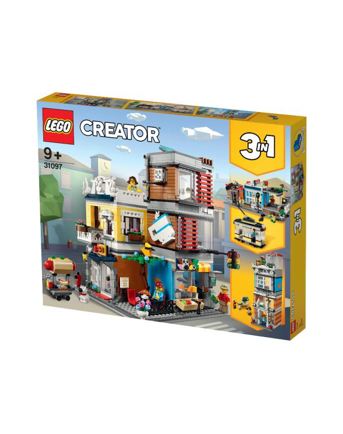 LEGO 31097 CREATOR Sklep zoologiczny i kawiarenka p4 główny
