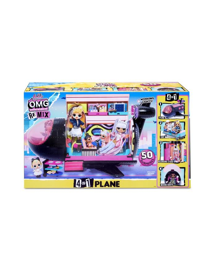 mga entertainment LOL Surprise OMG REMIX Plane Samolot 4w1 571339 główny