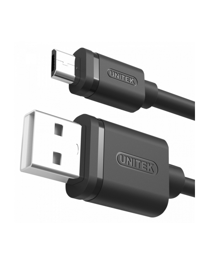 unitek Kabel USB - microUSB 2.0, 2M, M/M, Y-C455GBK główny