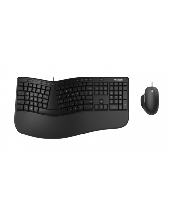 microsoft Klawiatura Ergonomic Desktop Black RJU-00013