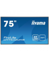iiyama Monitor wielkoformatowy 74.5 cala LH7542UHS-B1 4K,18/7,SDM,IPS,LAN,PION,500cd/m2,OS8.0 - nr 26