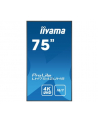 iiyama Monitor wielkoformatowy 74.5 cala LH7542UHS-B1 4K,18/7,SDM,IPS,LAN,PION,500cd/m2,OS8.0 - nr 30