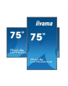 iiyama Monitor wielkoformatowy 74.5 cala LH7542UHS-B1 4K,18/7,SDM,IPS,LAN,PION,500cd/m2,OS8.0 - nr 4