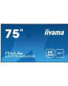 iiyama Monitor wielkoformatowy 74.5 cala LH7542UHS-B1 4K,18/7,SDM,IPS,LAN,PION,500cd/m2,OS8.0 - nr 72