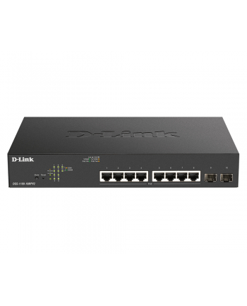 d-link Switch DGS-1100-10MPV2 Smart 8xGbE PoE+ 2xSFP