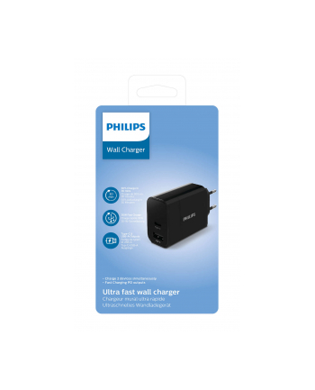 philips Ładowarka USB-A USB C 30W (PD, QC)