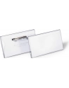 Durable Identyfikator z Agrafką 40x75mm 100szt. Przezroczysty - nr 7
