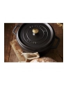 Staub Garnek z przykrywką okrągły 24 cm czarny - nr 10