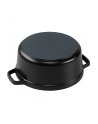 Staub Garnek z przykrywką okrągły 24 cm czarny - nr 13