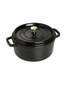 Staub Garnek z przykrywką okrągły 24 cm czarny - nr 15