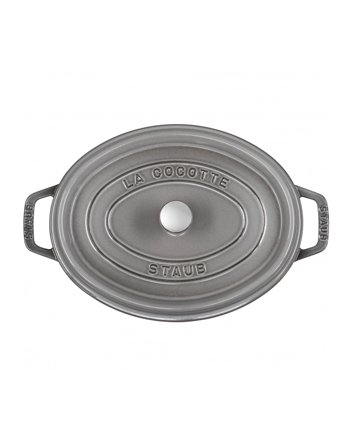 Staub Garnek owalny 29 cm grafit szary 40509-317-0 główny