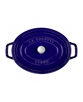 Staub Owalny Garnek Żeliwny Cocotte 29 cm Granatowy 40510-288-0