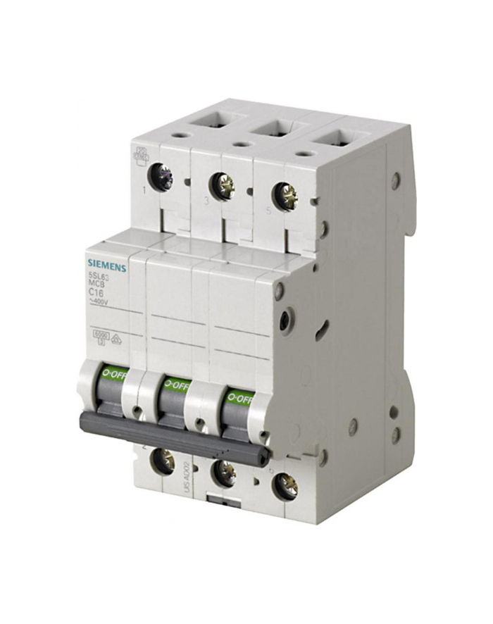 Siemens Wyłącznik nadprądowy 3p c 40a 6ka ac/dc IP20 90/72/76mm sentron 5SL63407 główny